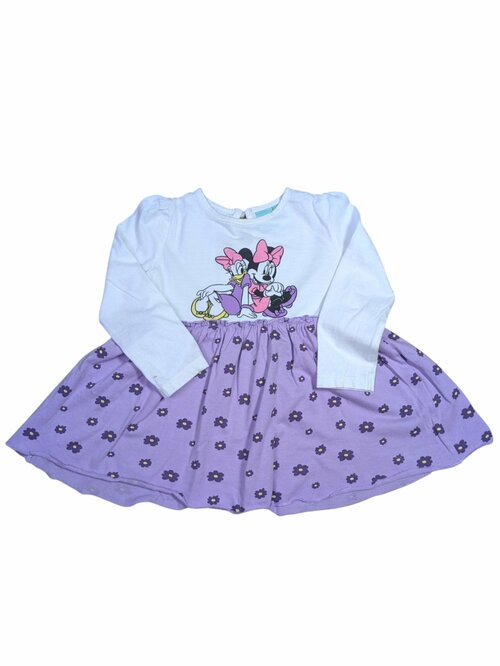 Fialovo bílé šaty Disney pro holky secondhand
