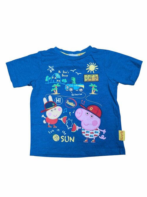 Modré triko Prasátko Peppa pro kluky secondhand