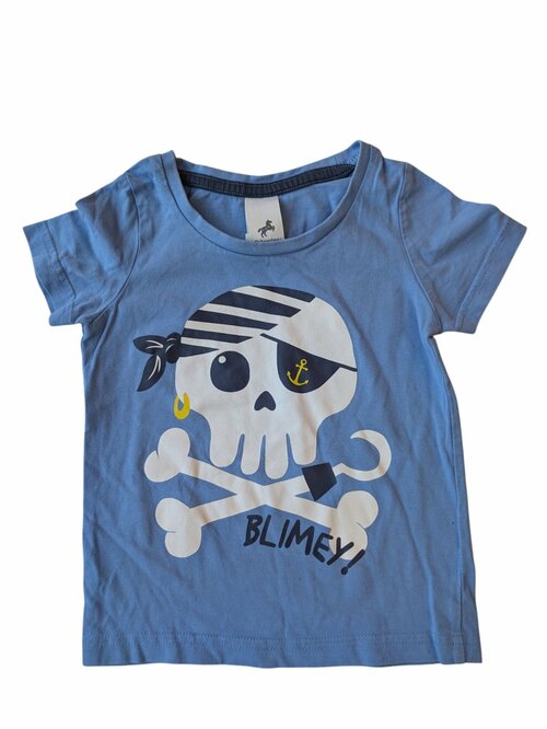 světle modré pirátské triko pro kluky secondhand CA