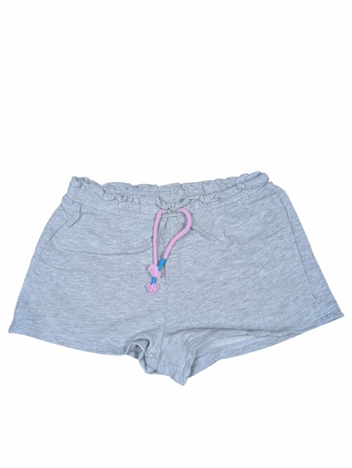 Šedé kraťasy se šňůrkou pro holky secondhand girlswear