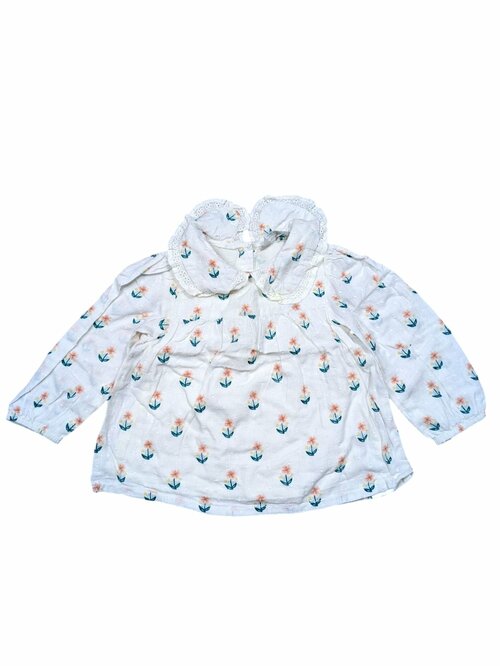 Bílé šaty zdobené pro holky secondhand Primark