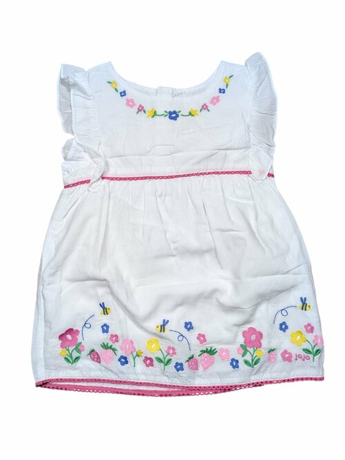 Bílé šaty kytkované pro holky secondhand Jojo Maman Bebe