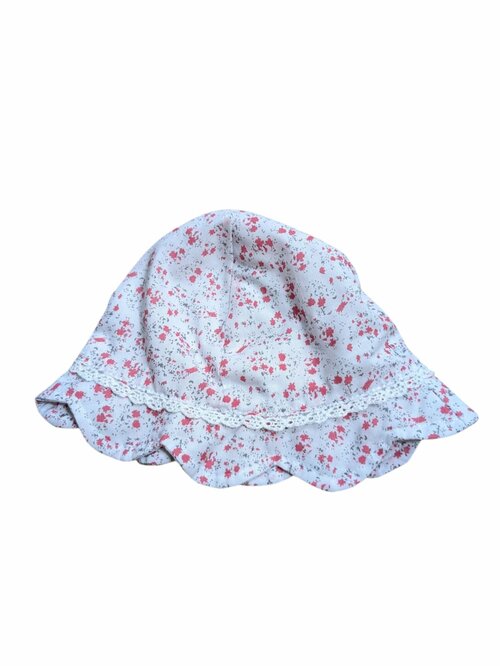 Bílý klobouk s kytičkami pro holky secondhand Early Days