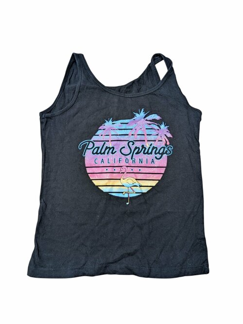 Černé tílko s obrázkem pro holky secondhand Primark