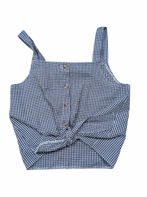 Kostkovaný topík pro holky secondhand Primark