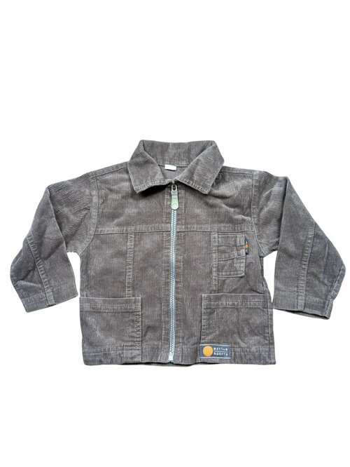 Šedá manšestrová bunda pro kluky secondhand Active Sport