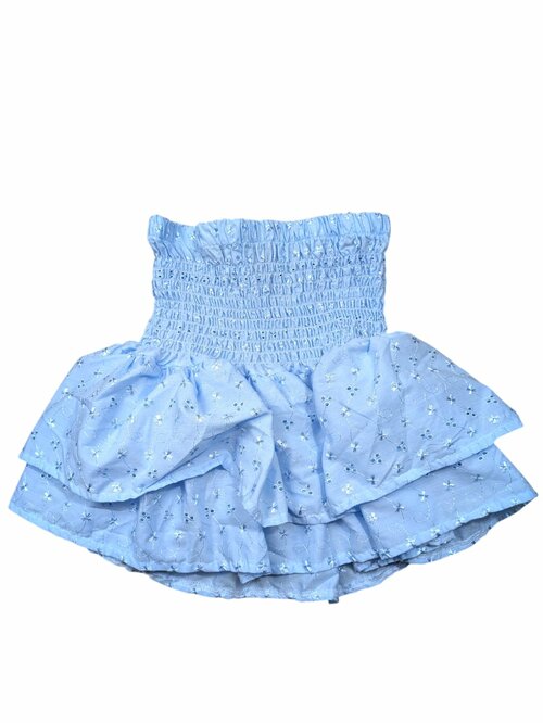 Modrá sukně zdobená pro holky secondhand