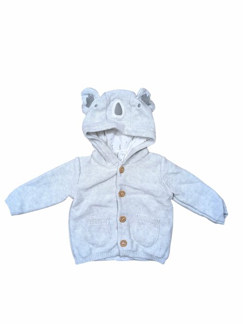 Světlá bunda ve stylu koaly pro kluky secondhand Mothercare