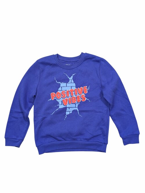 Modrá mikina s obrázkem pro kluky secondhand Primark