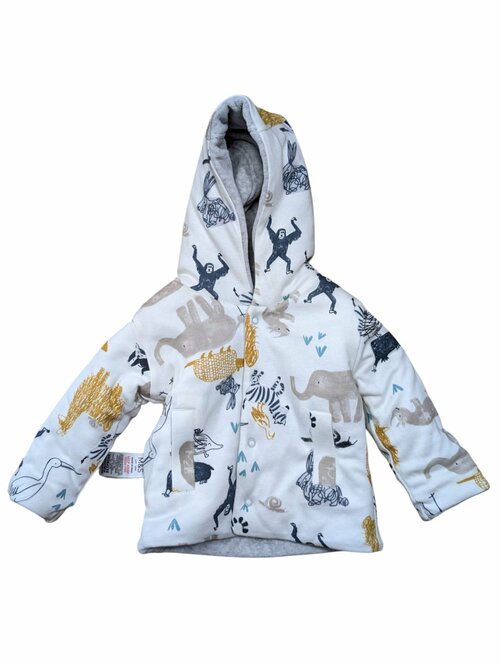 Teplá bunda světlá s obrázk pro kluky secondhand M&S