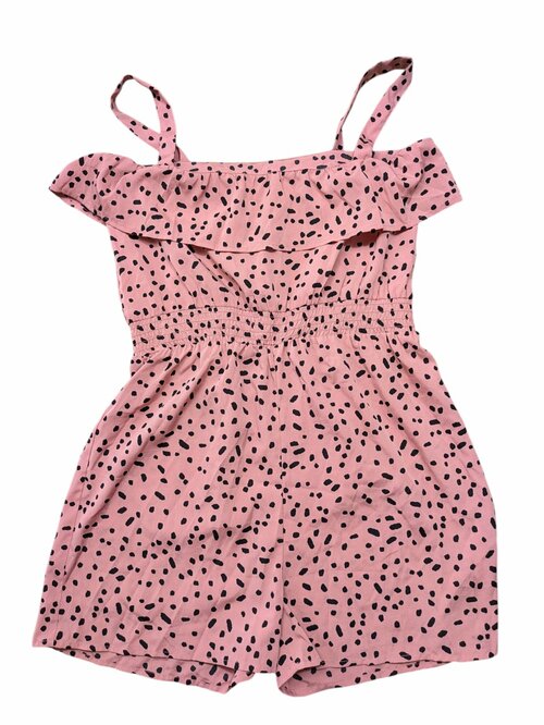 Růžový overal se vzorem pro holky secondhand Primark