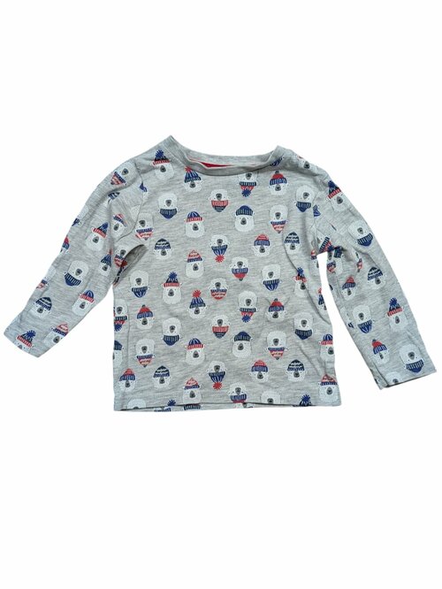 Šedé triko s medvídky pro kluky secondhand TU