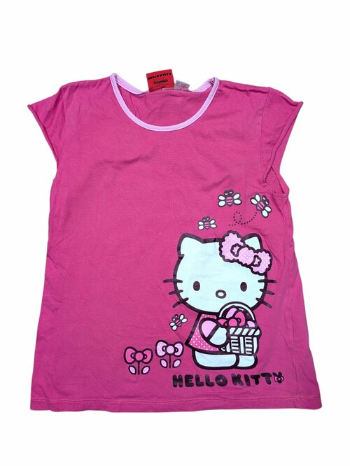 Růžové triko Hello Kitty pro holky secondhand 