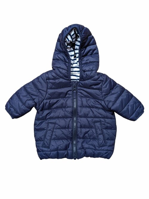 Tmavá silnější šusťáková bunda pro kluky secondhand Next