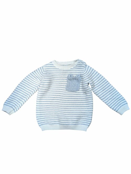 Pruhovaný svetr s kapsičkou pro kluky secondhand F&F