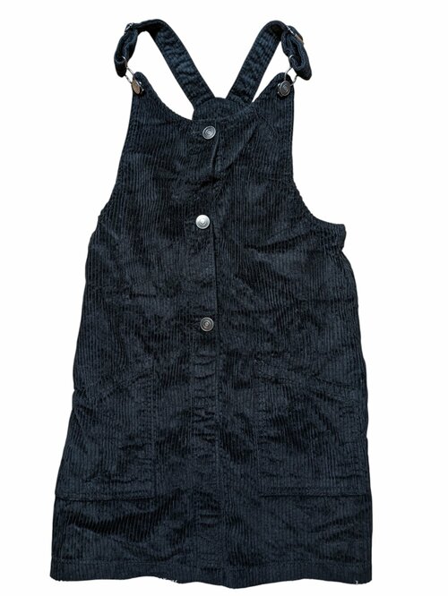 Černá žebrovaná šatovka pro holky secondhand F&F