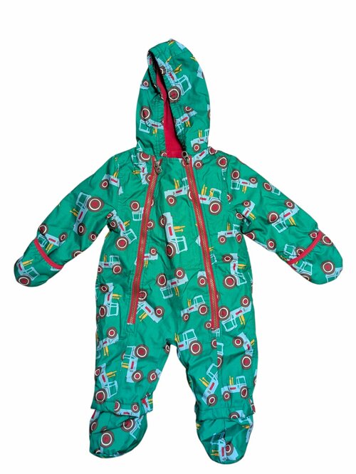 Zelená zimní kombinéza s obrázky pro kluky secondhand Joules