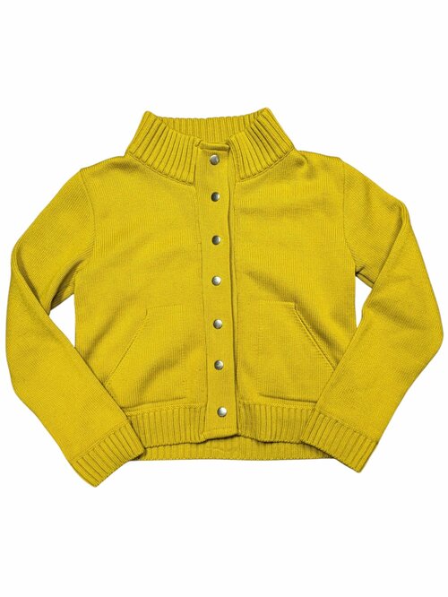 Tmavě žlutý svetr na patenty BLJ Jeans