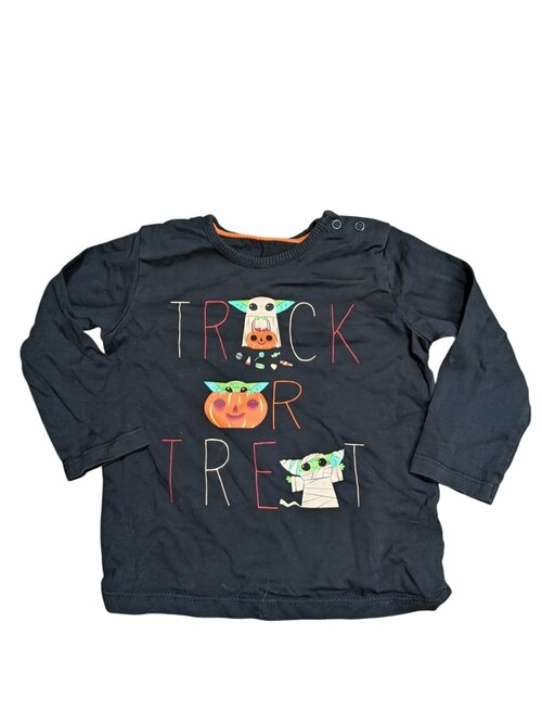 Černé Halloweenské triko pro kluky secondhand George