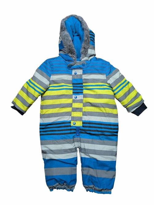 Pruhovaná zimní kombinéza pro kluky secondhand Zip Zap