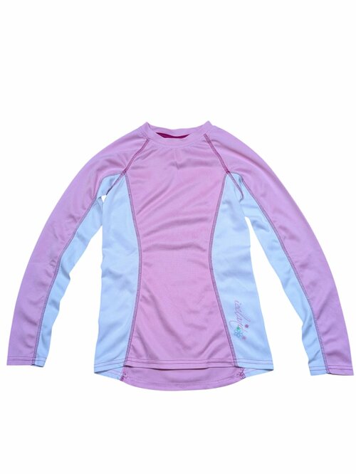 Růžovo bílé sportovní triko pro holky secondhand Crivit