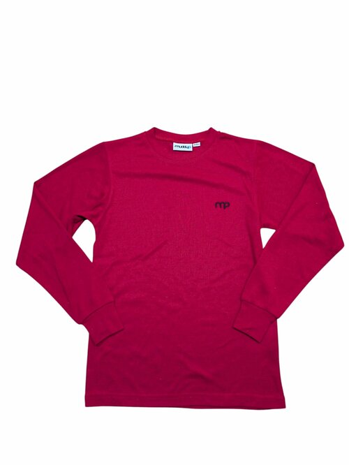 Červené triko pro holky s dlouhým rukávem secondhand Muddup