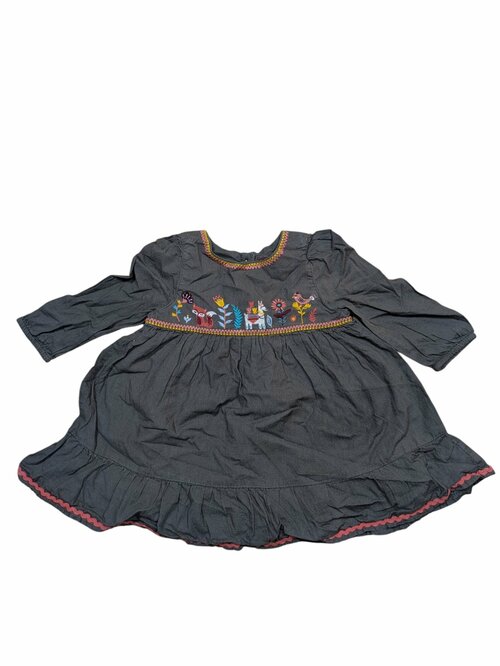 Šedé šaty s obrázky pro holky secondhand Nutmeg