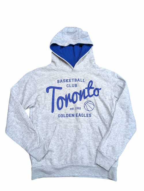 Šedá mikina s nápisem pro kluky secondhand Sinsay