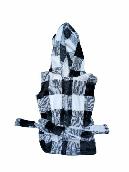 Kostkovaná mikinová vesta pro holky secondhand