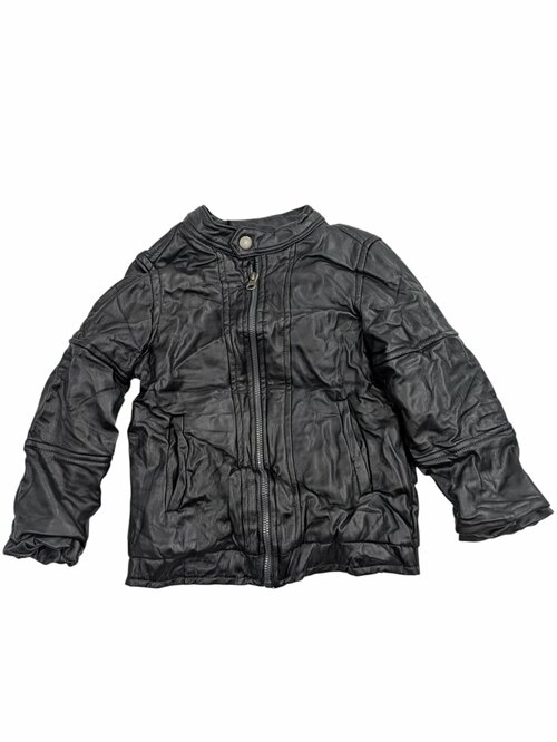 Černá koženková bunda pro holky secondhand