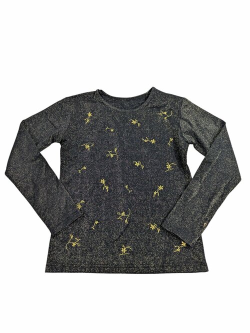 Černé triko s dlouhým rukávem pro holky secondhand