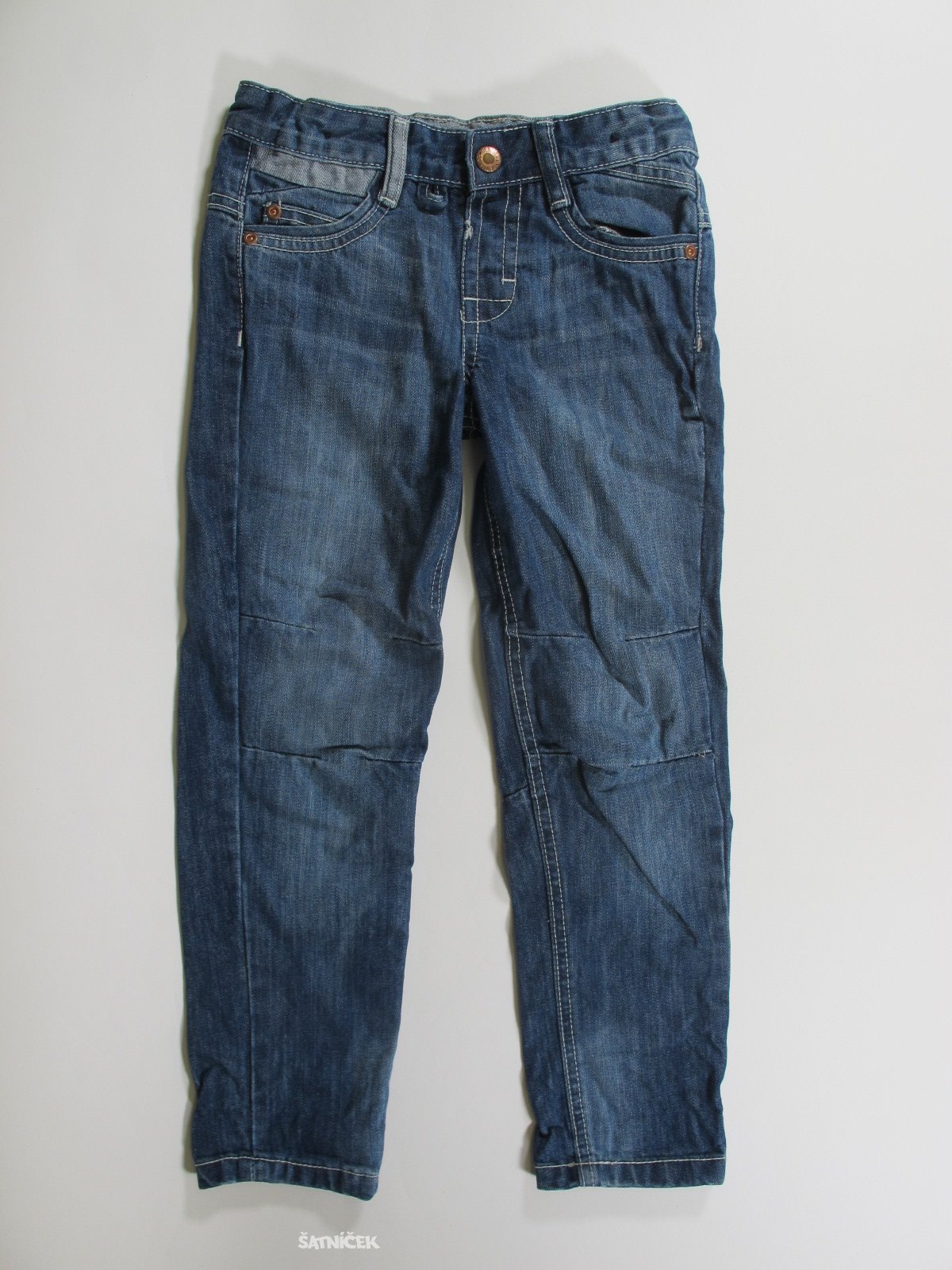 Džínové kalhoty pro kluky modré secondhand