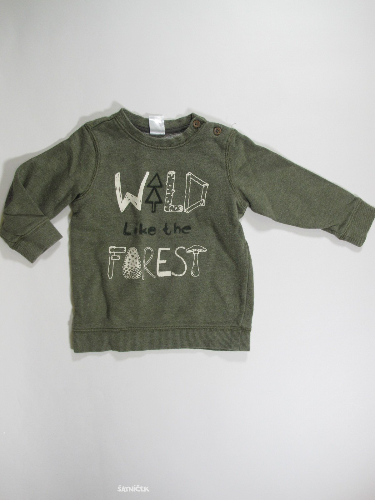 Mikina pro kluky zelená   secondhand