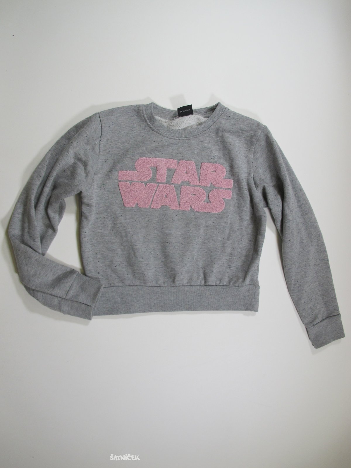Mikina  pro holky šedá  crop secondhand