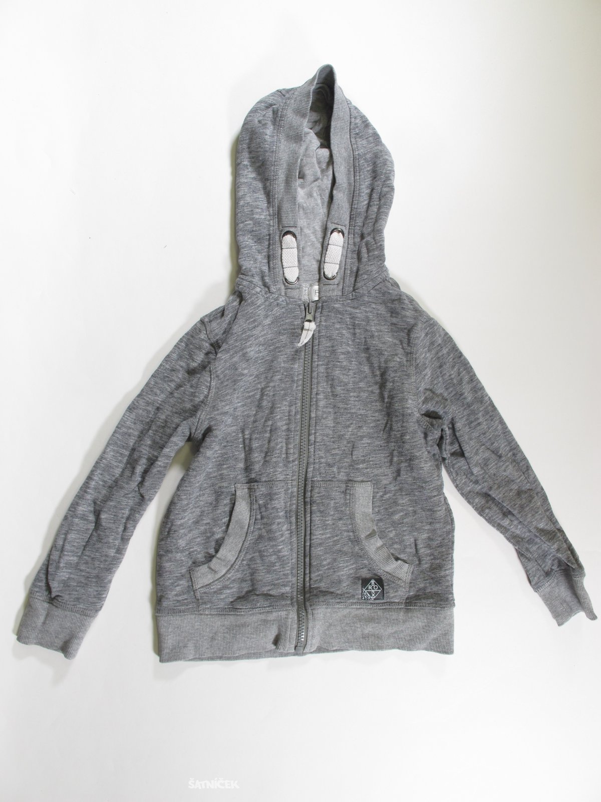 Šedá mikina pro kluky secondhand