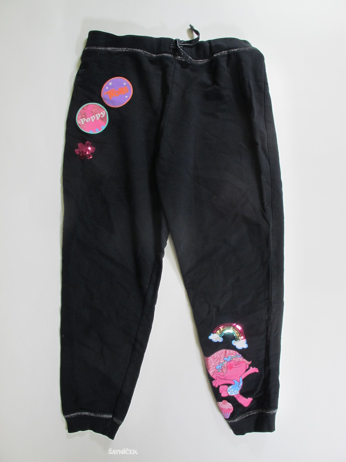 Tepláky pro holky černé  secondhand