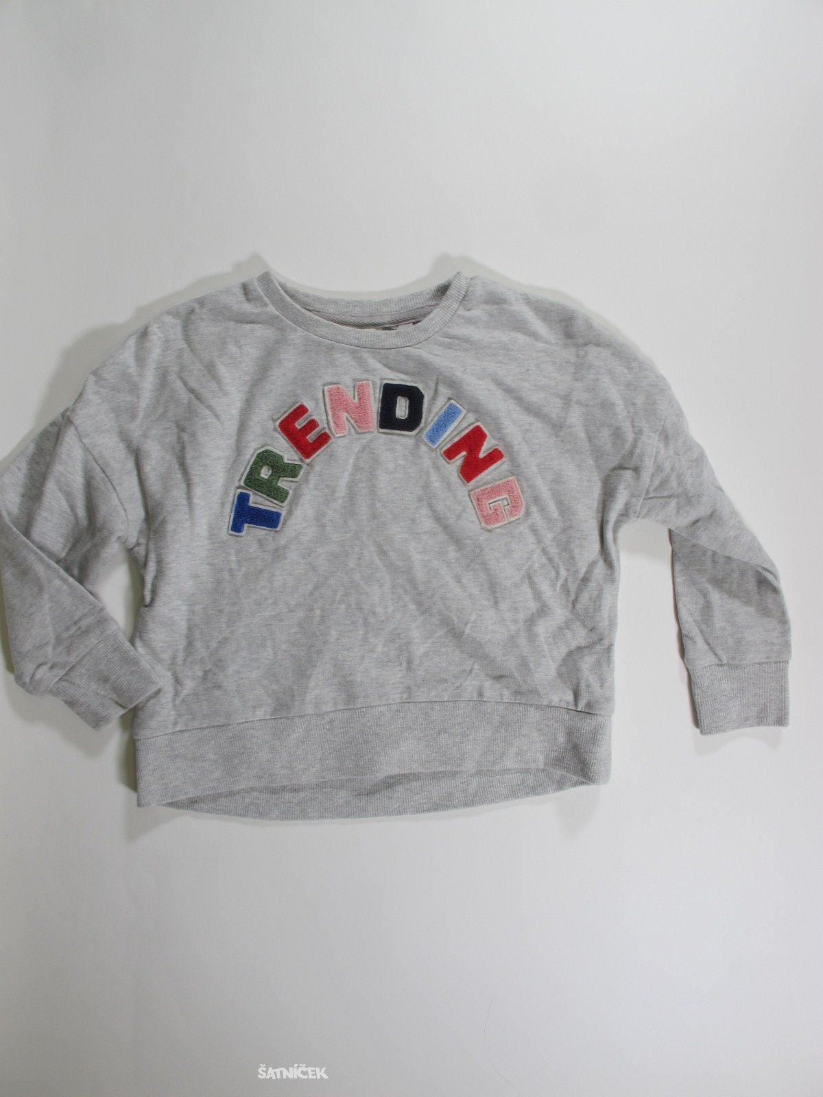 Mikina  pro holky šedá secondhand