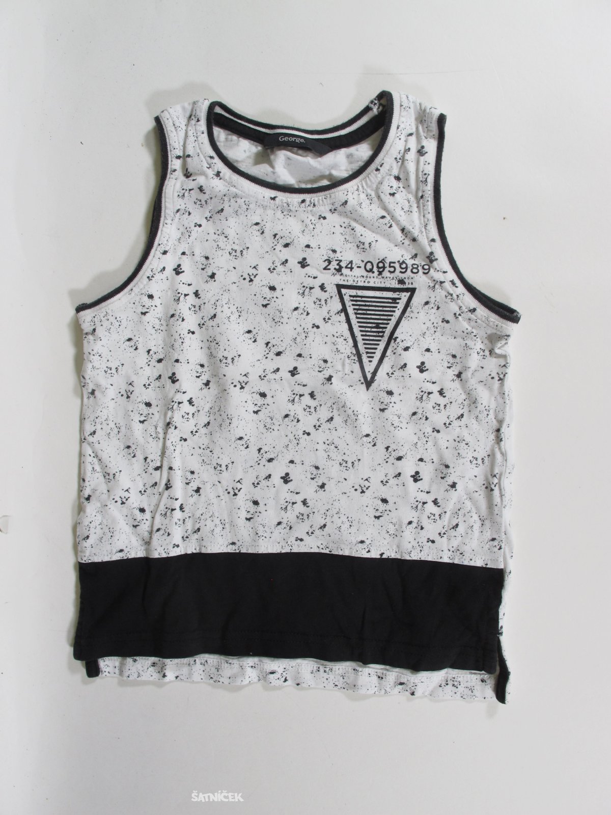 Triko černo bílé pro kluky secondhand