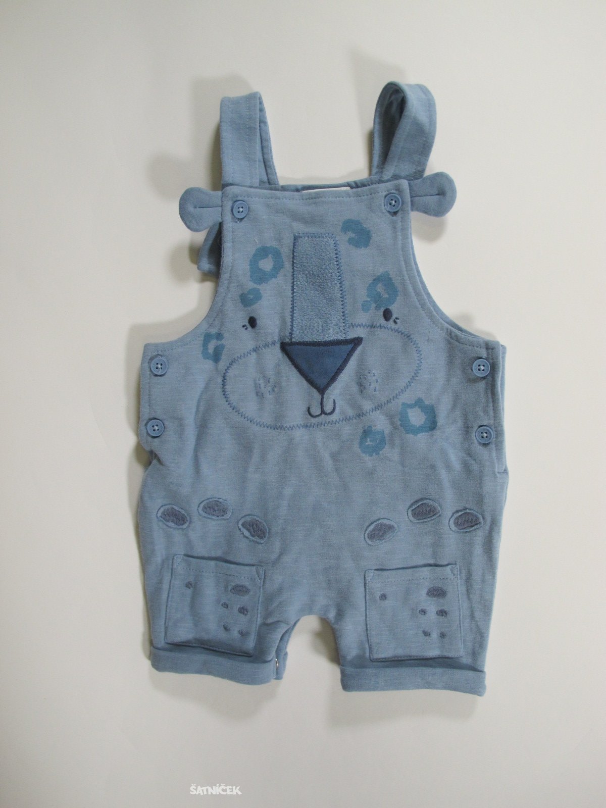 Modré teplákové kratasy pro kluky  secondhand