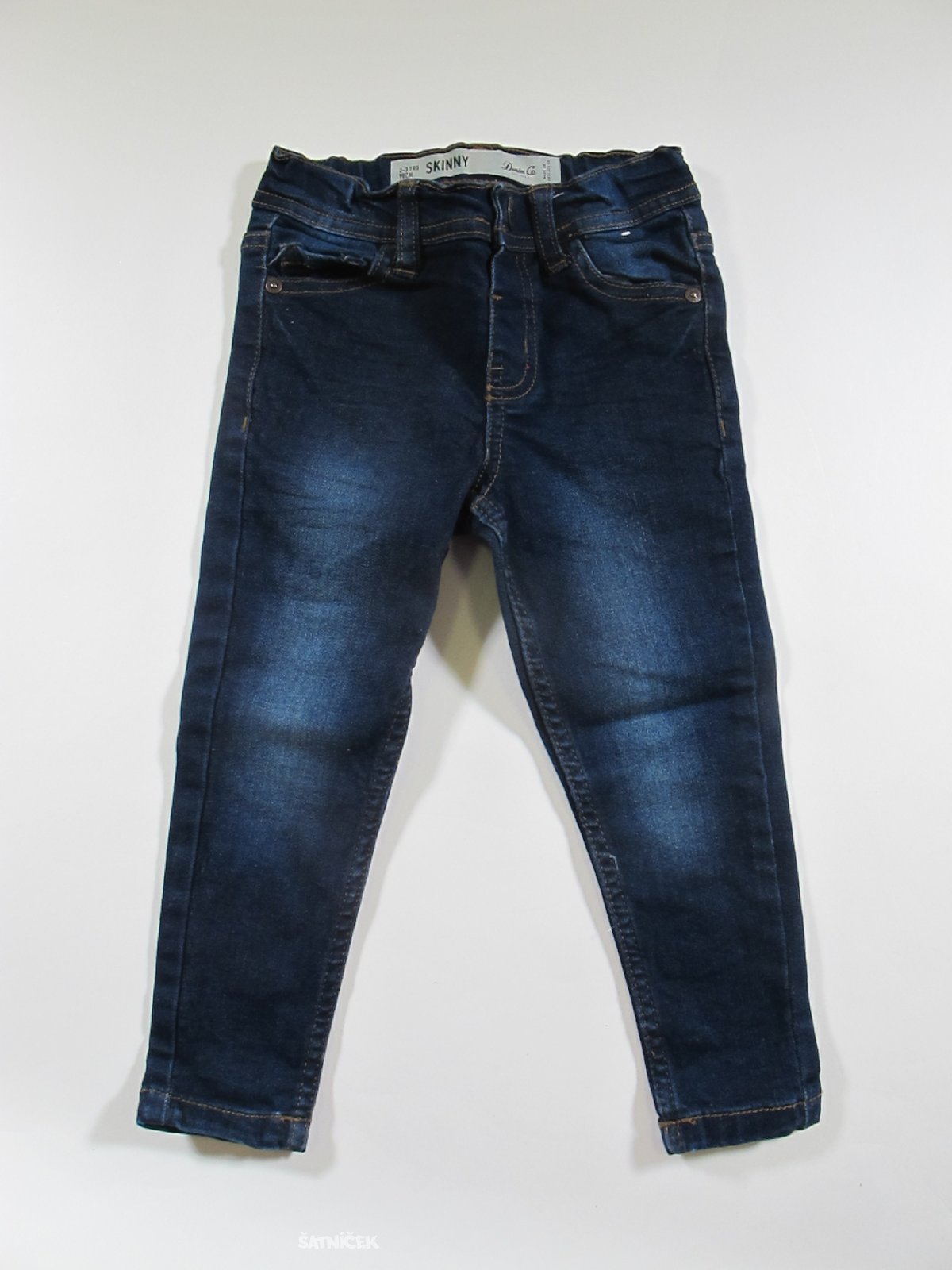 Džínové kalhoty  modré pro kluky second hand 