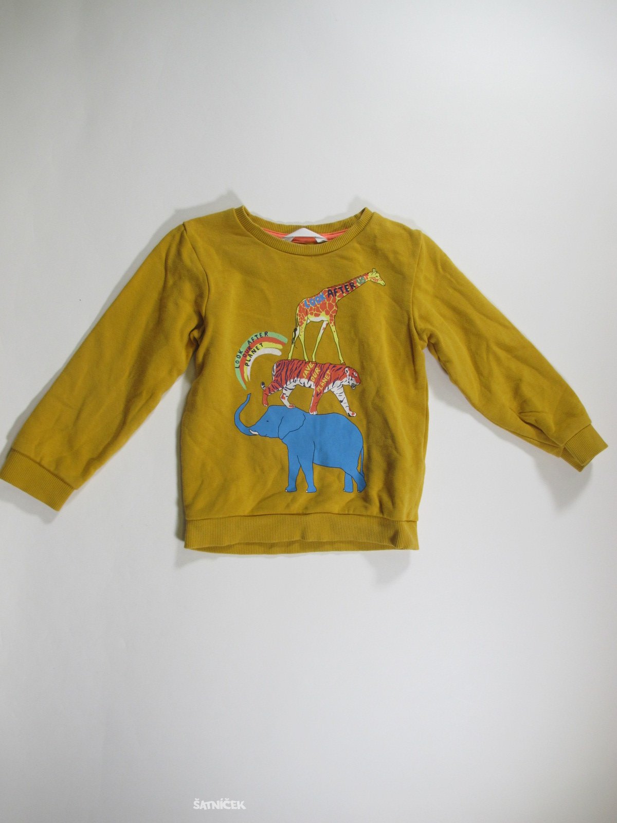 Mikina okrová   pro holky  secondhand