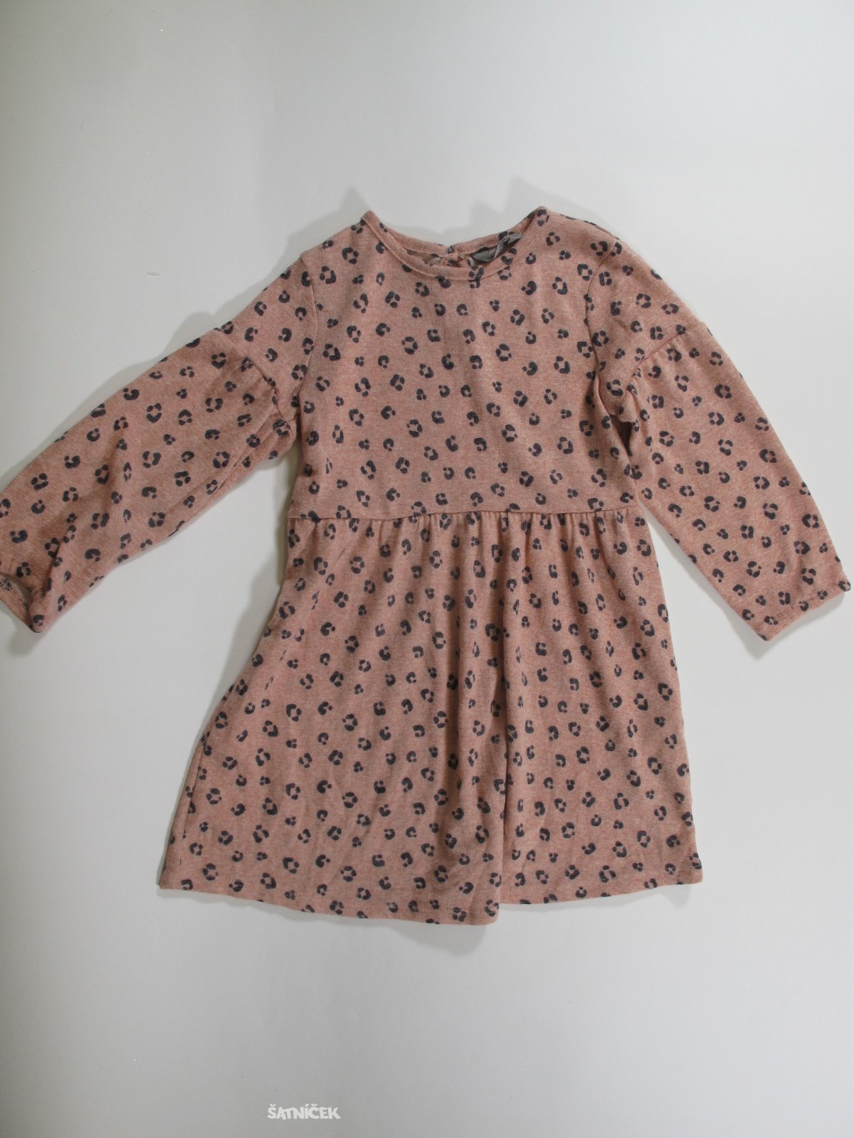 Tunika-šaty  dl rukáv se vzorem  secondahnd