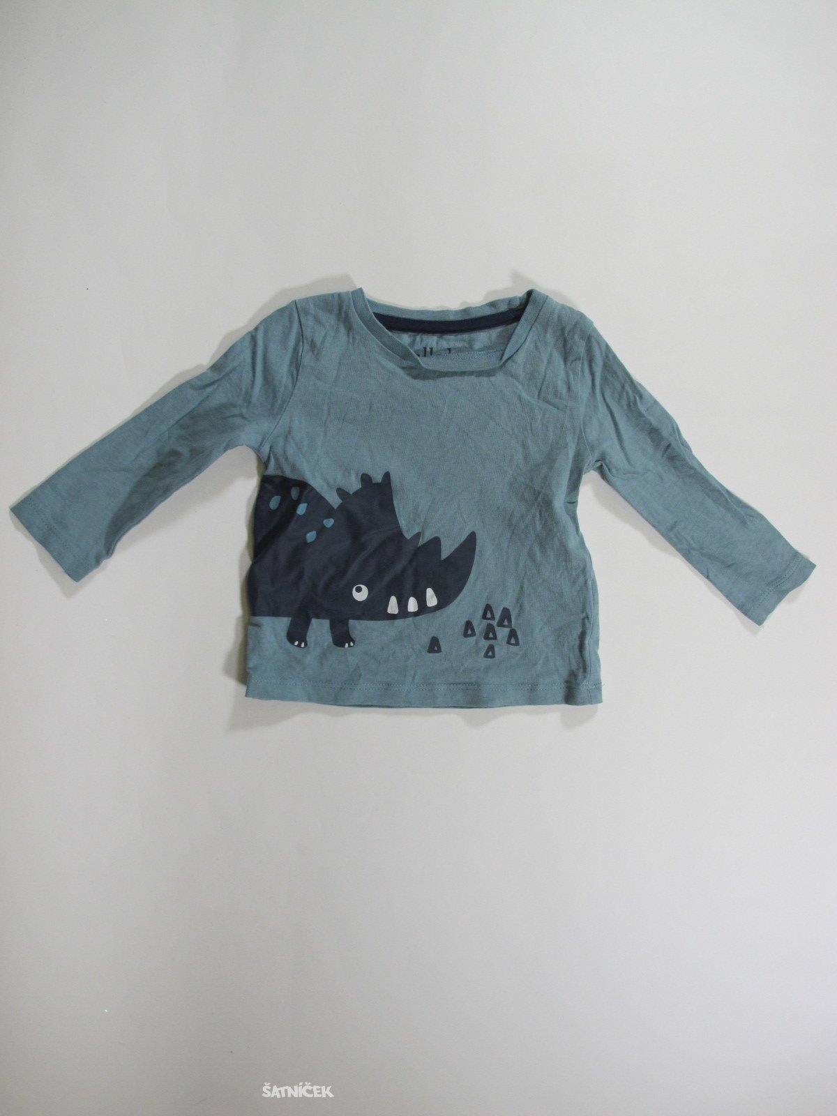 Triko dl.rukáv pro kluky zelené secondhand