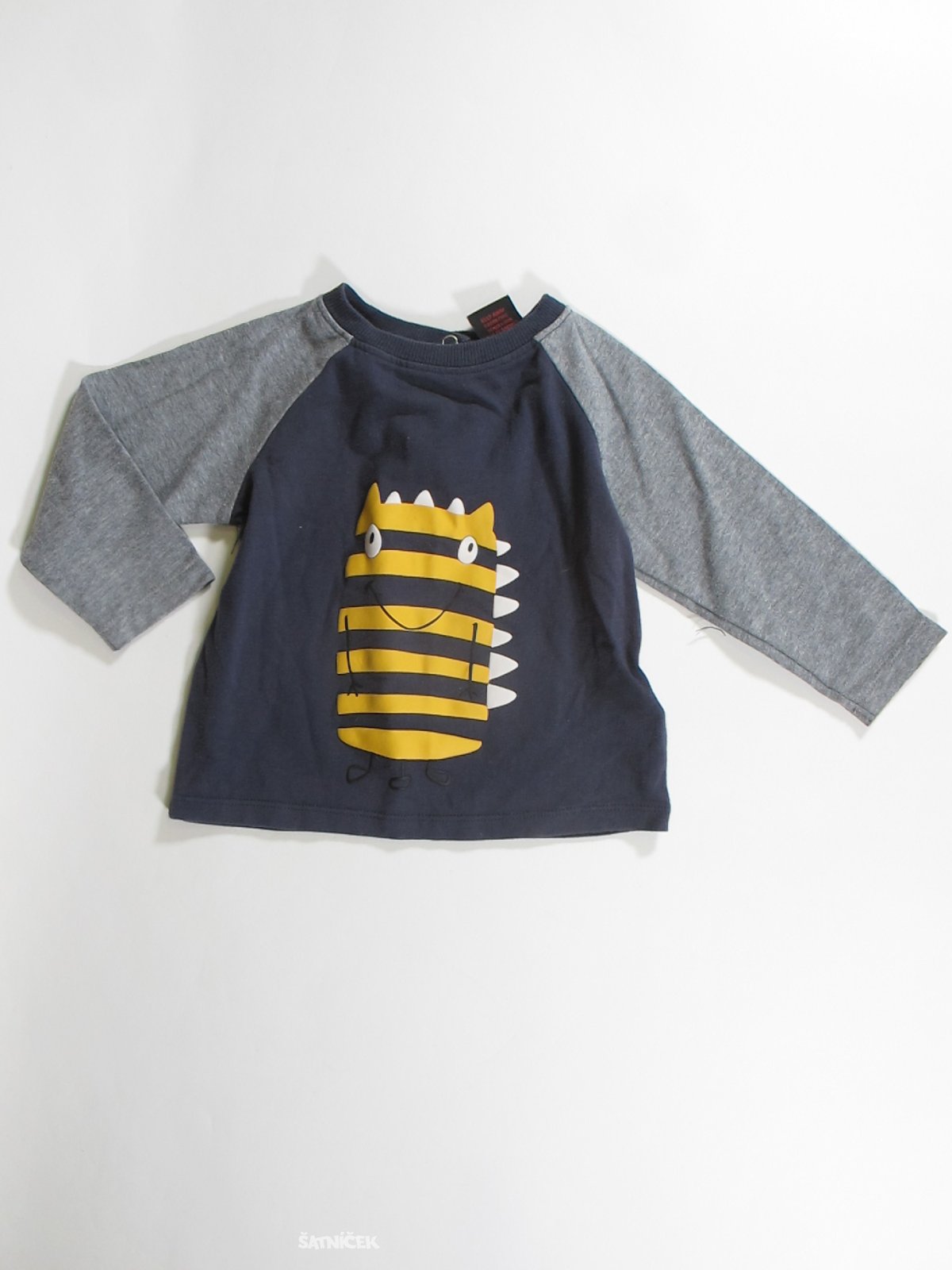 Triko dl.rukáv pro kluky šedé secondhand