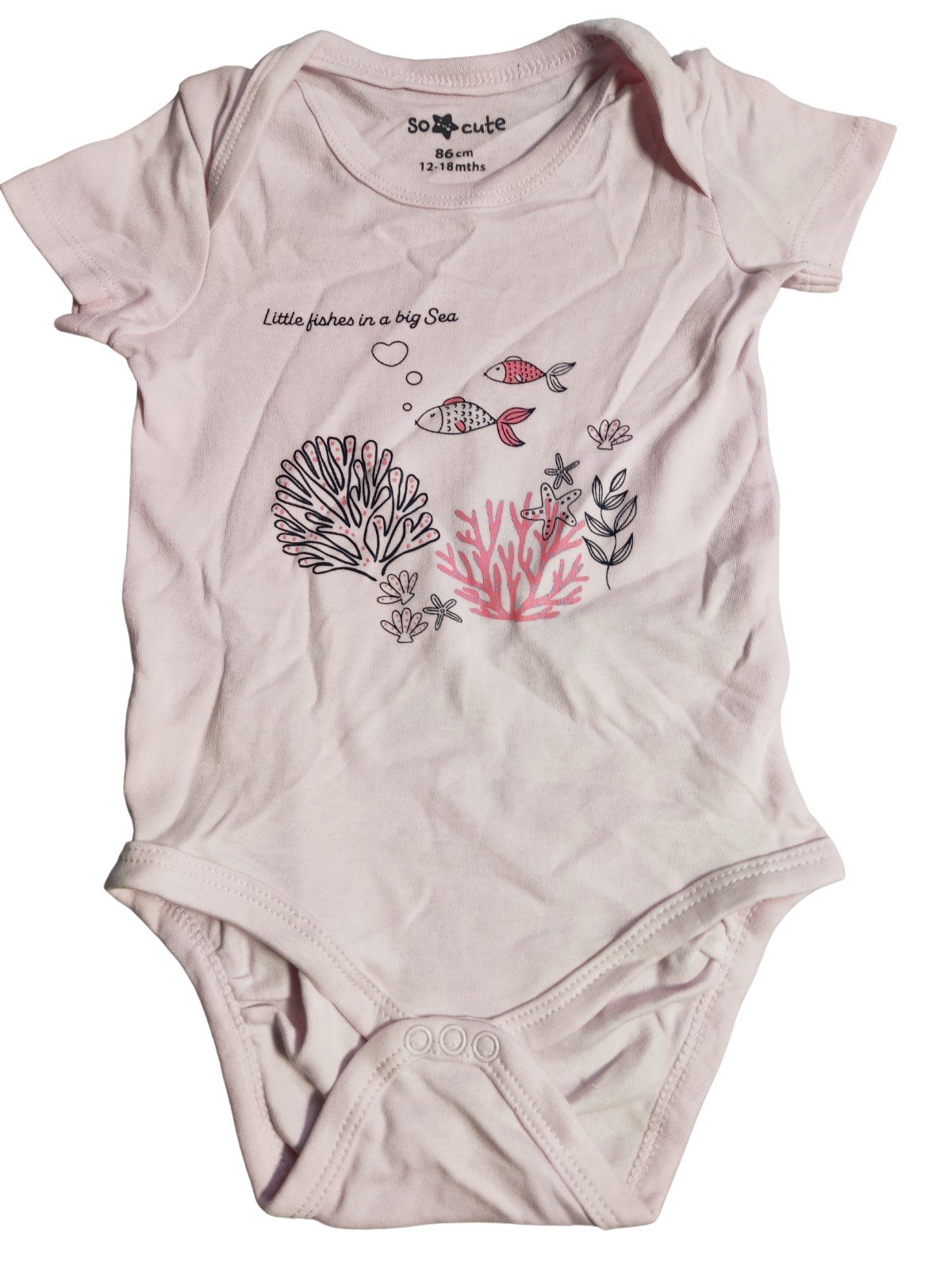 Body krátké růžové pro holky secondhand