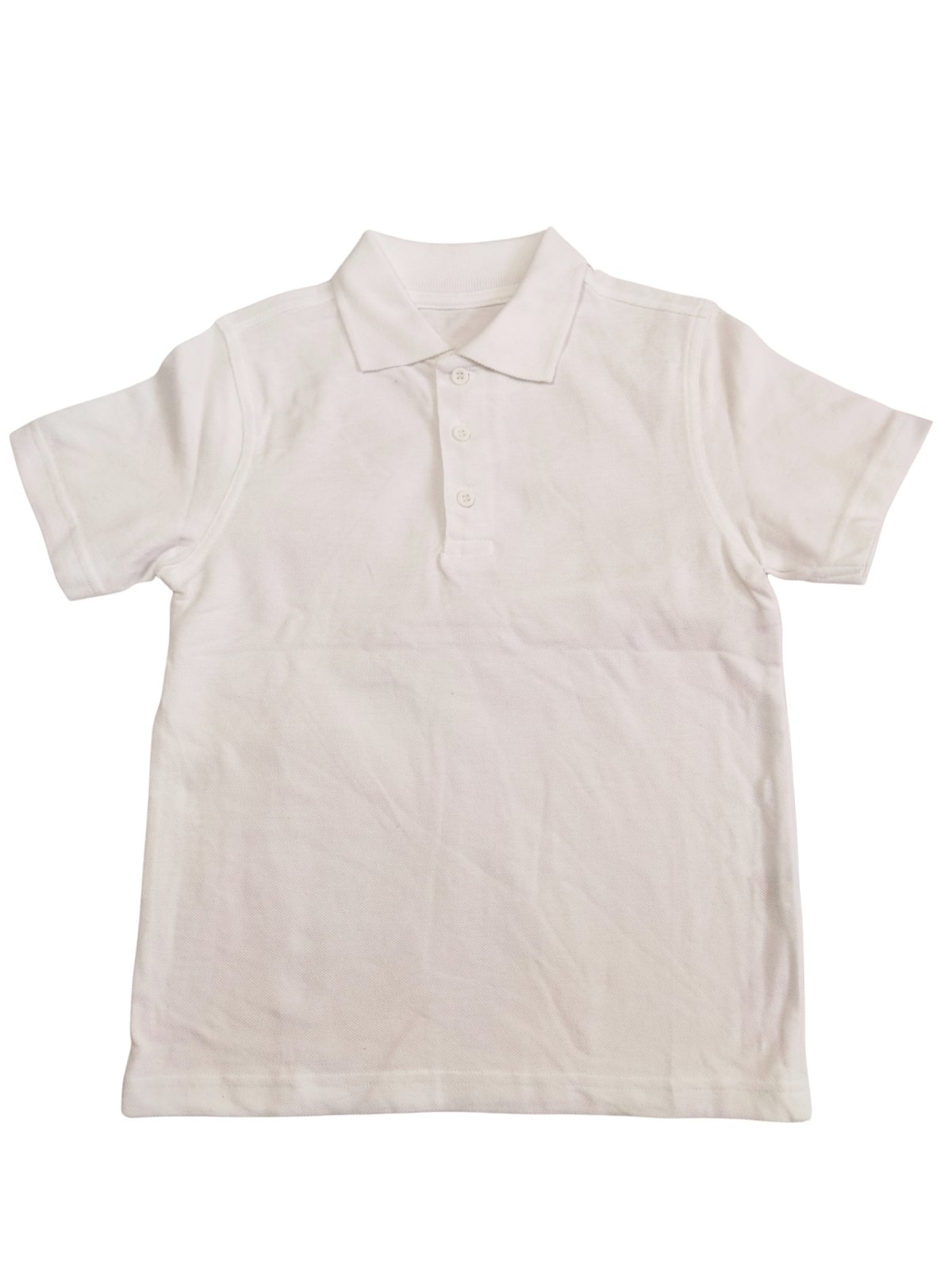 Bílé krátké triko s límečkem pro kluky secondhand