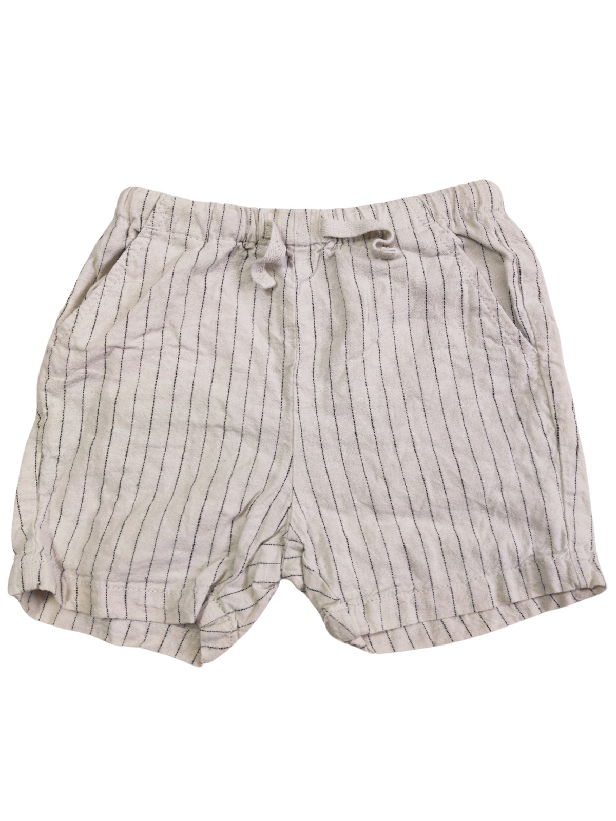Letní bílé kraťasy s pruhem pro kluky secondhand