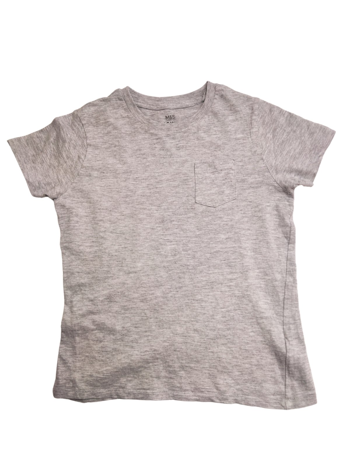 Šedé triko s kapsičkou pro kluky secondhand M&S