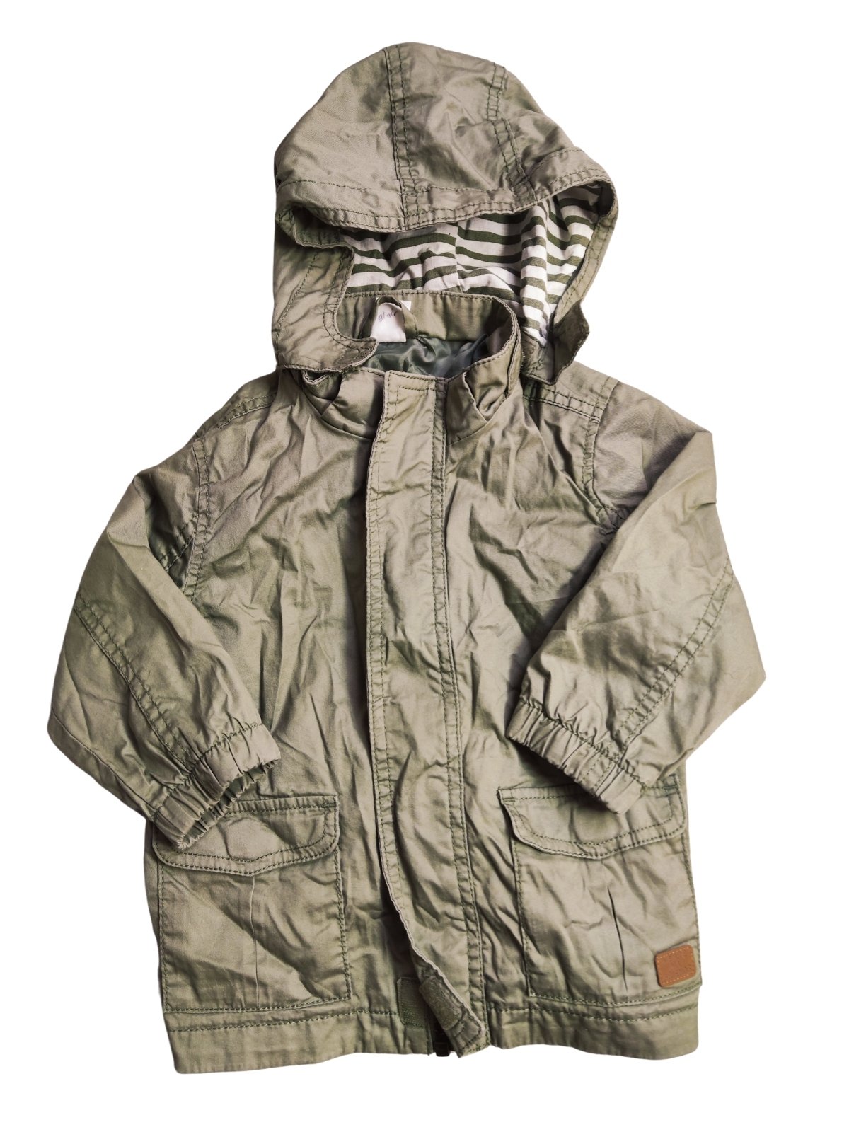 Jarní zelená bunda pro kluky secondhand H&M