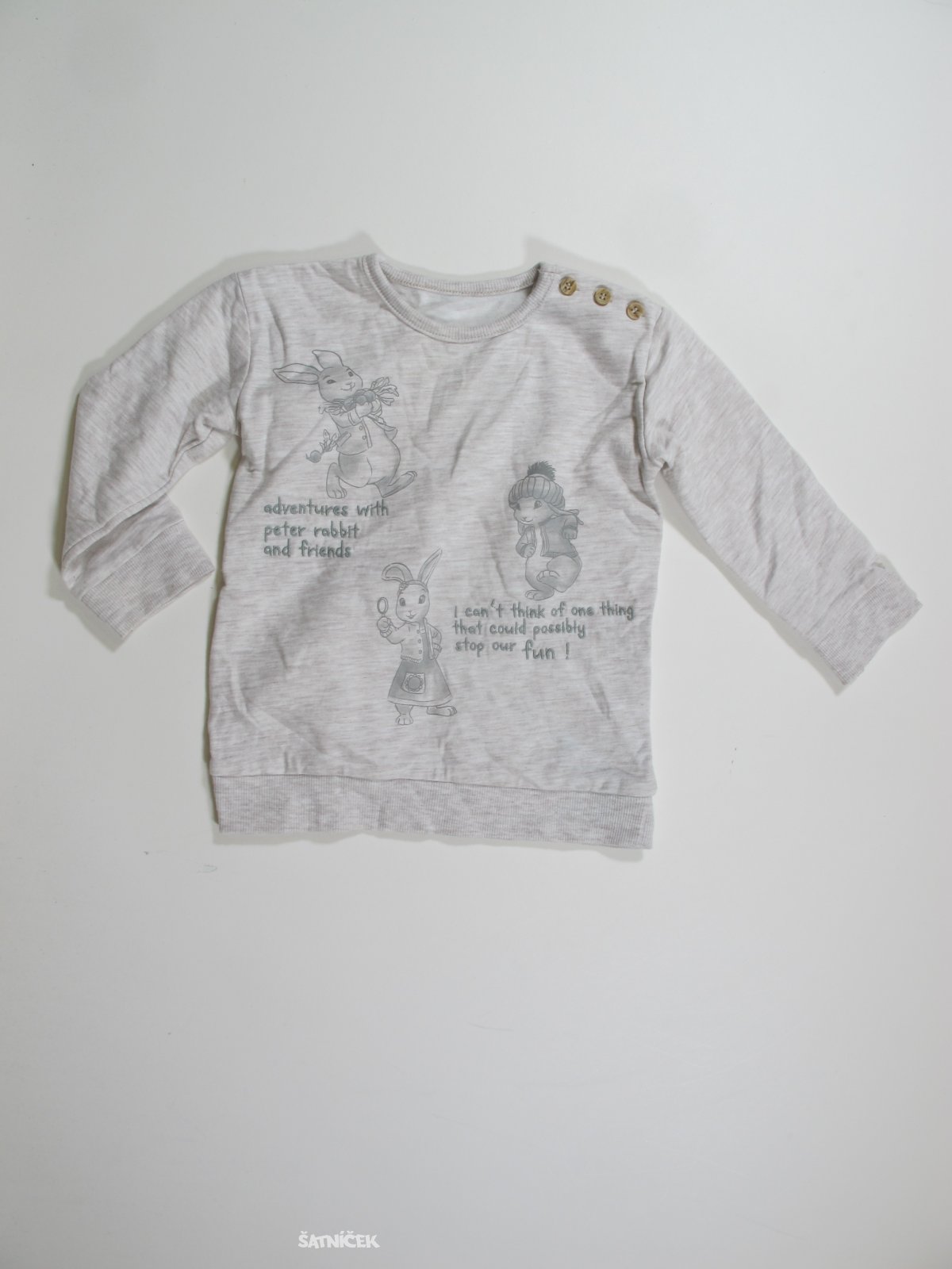 Světlá mikina pro holky secondhand